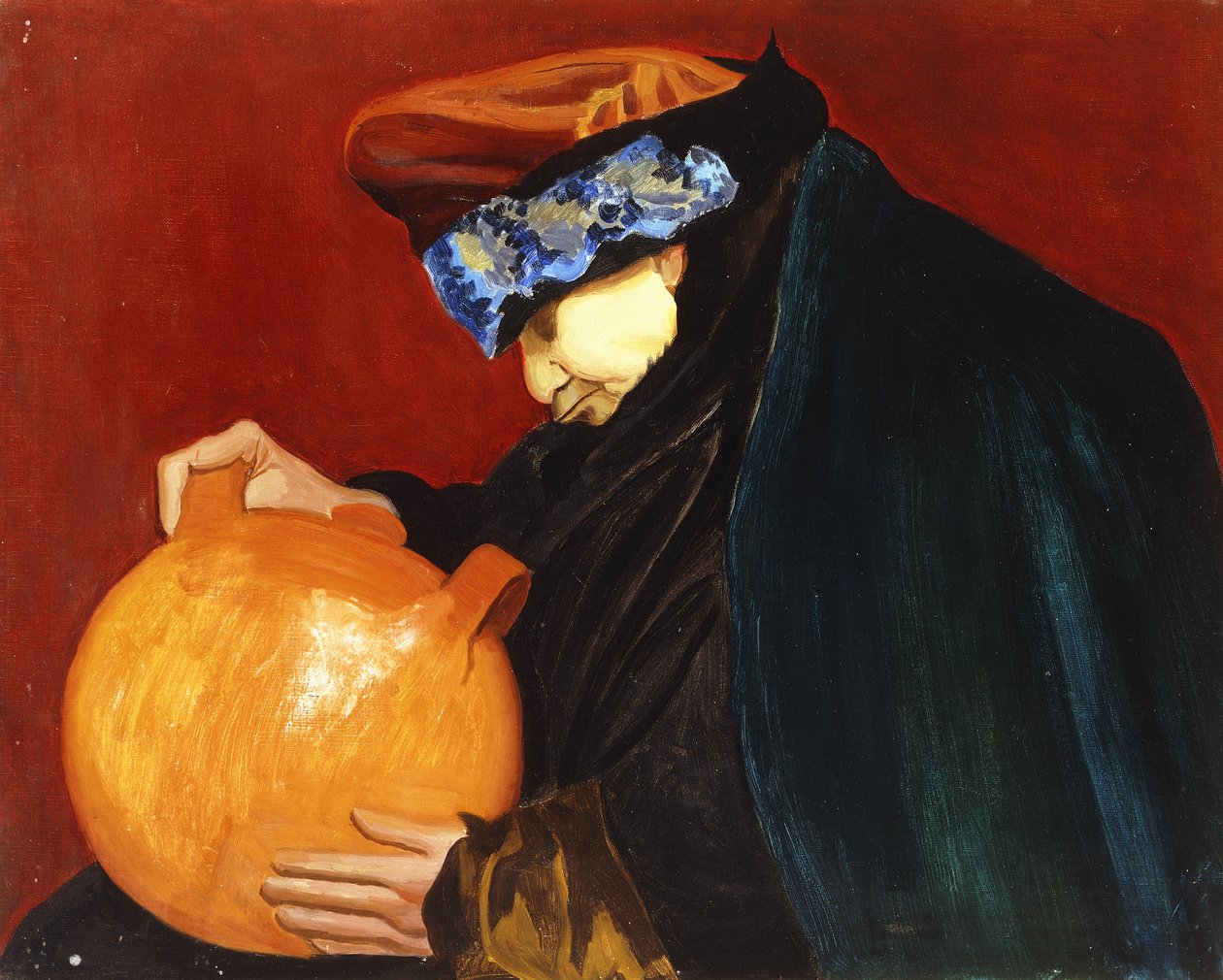 De Slapende Vrouw door Joseph Stella