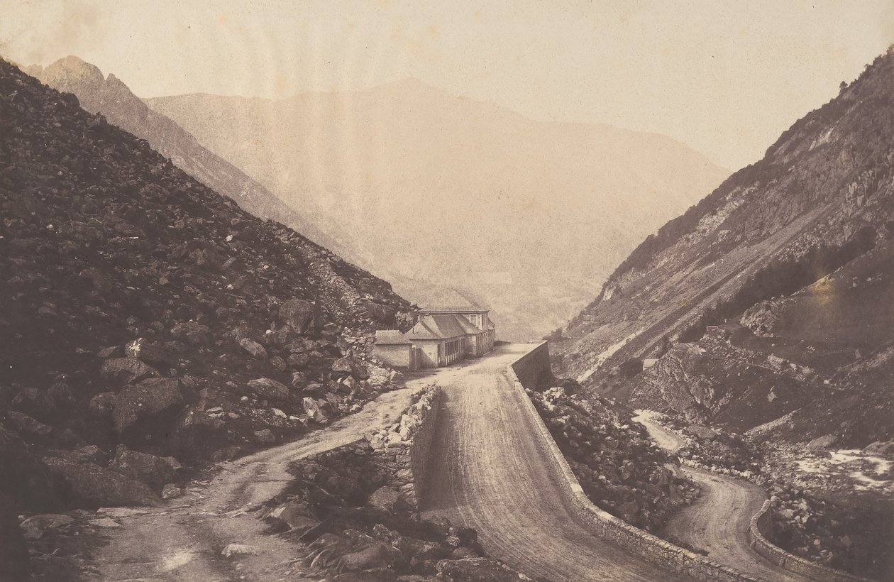 Bains de la Raillère à Cauterets, 1853 door Joseph Vigier