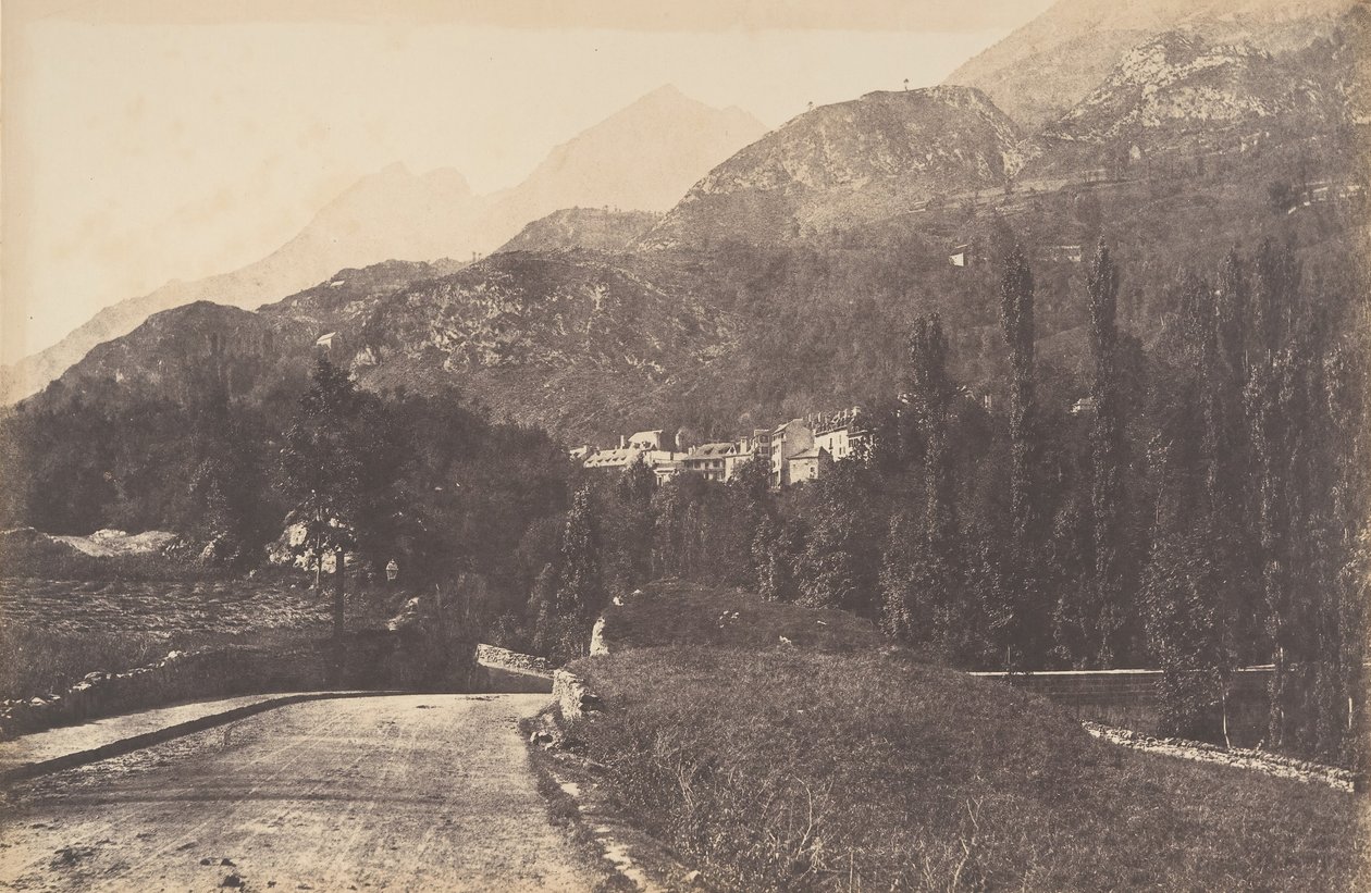Uitzicht op de wateren van Saint-Sauveur, 1853 door Joseph Vigier