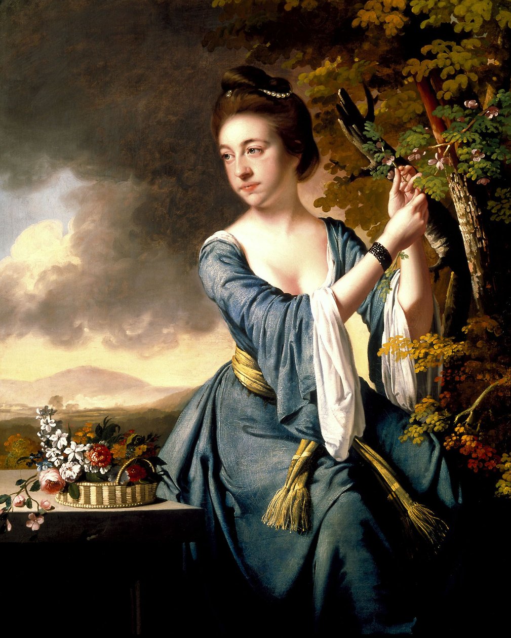 Elizabeth, Mrs. John Bostock door Joseph Wright uit Derby, ARA door Joseph Wright of Derby
