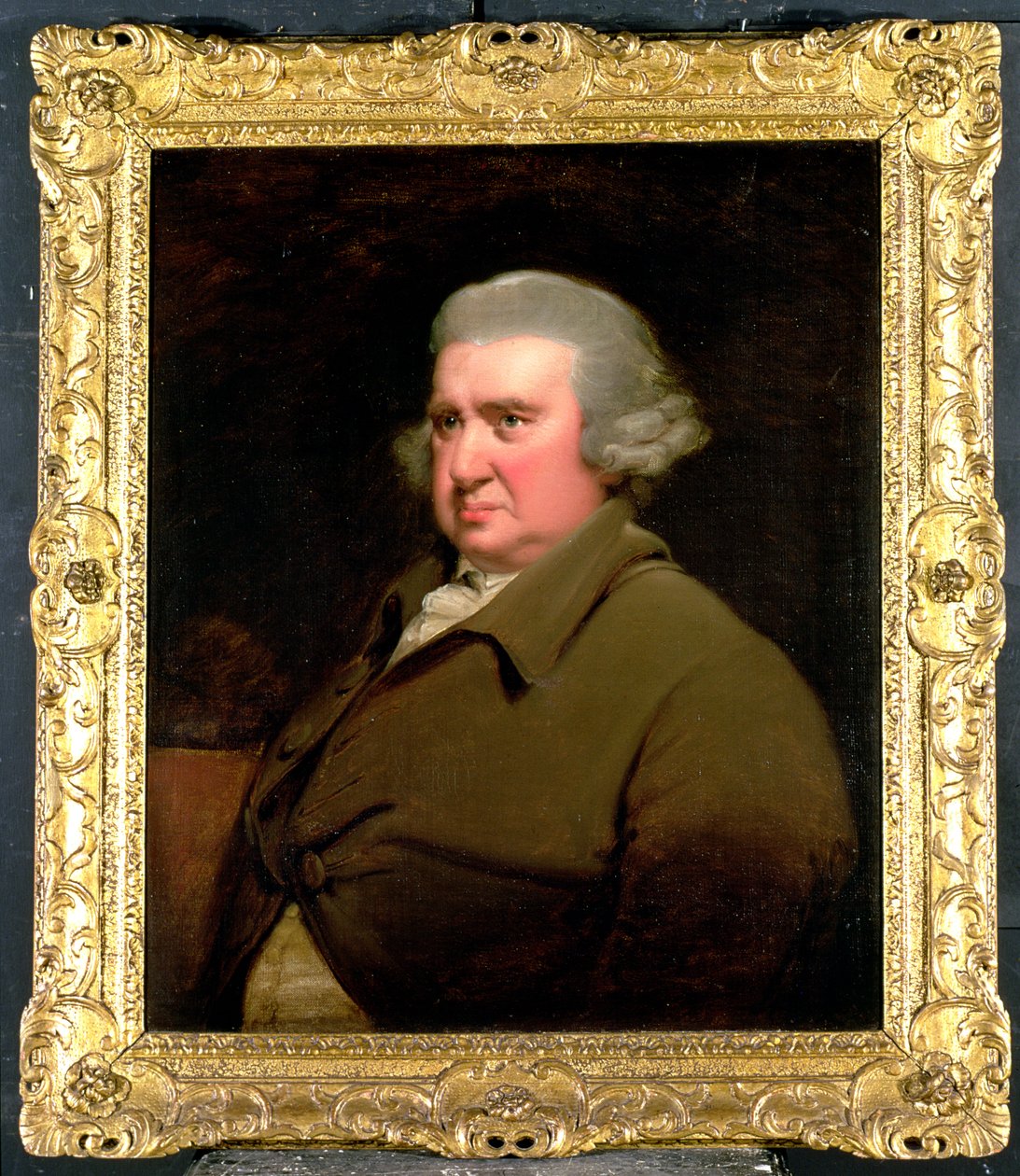 Portret van Dr Erasmus Darwin, (1731-1802) wetenschapper, uitvinder en dichter, grootvader van Charles Darwin, 1792-93 door Joseph Wright of Derby