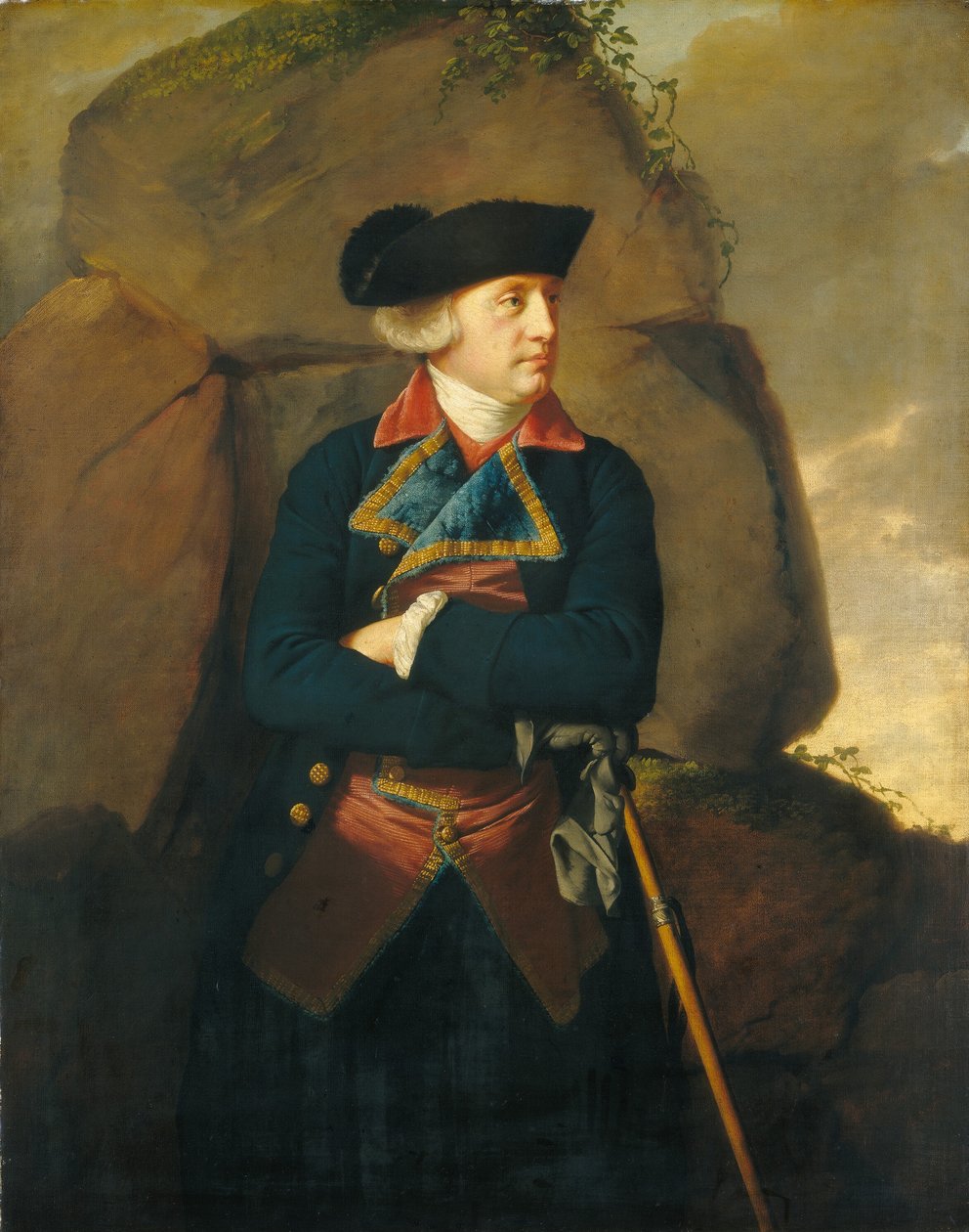 Portret van een heer, ca. 1770-1773 door Joseph Wright of Derby