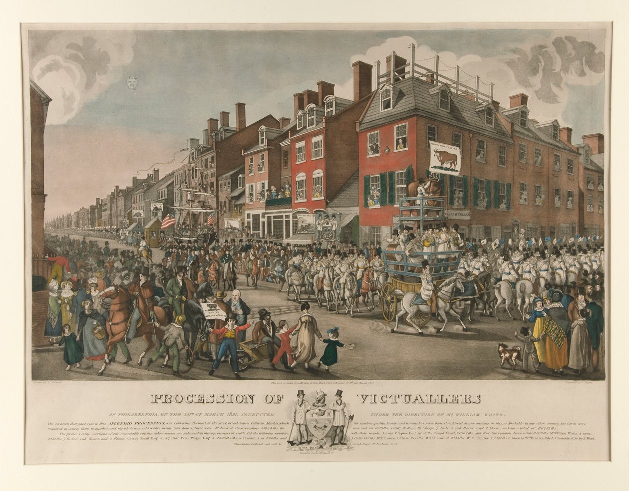 Processie van voedselleveranciers van Philadelphia door Joseph Yeager