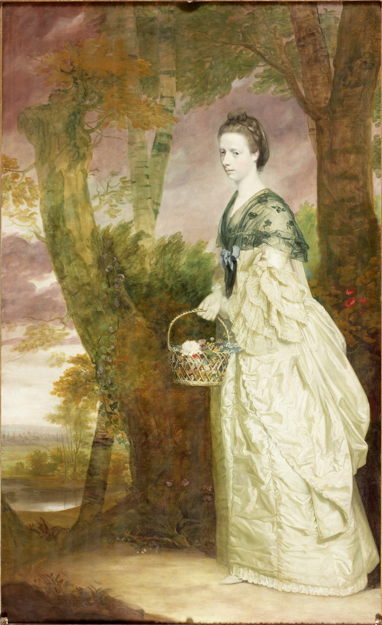 Portret van mevrouw Elizabeth Riddell, 1763 door Joshua Reynolds