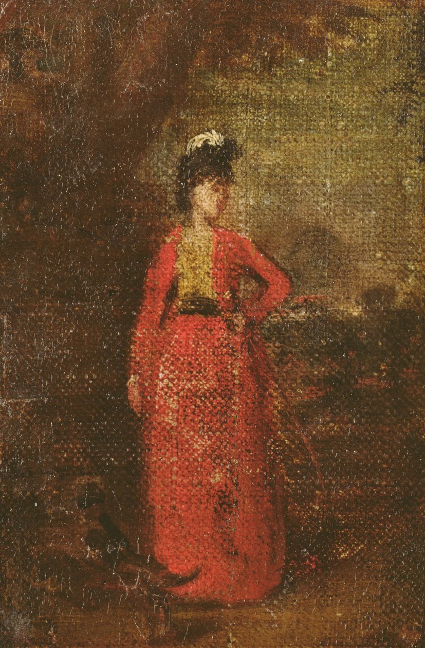 Schets voor Lady Worsley, c.1776 door Joshua Reynolds