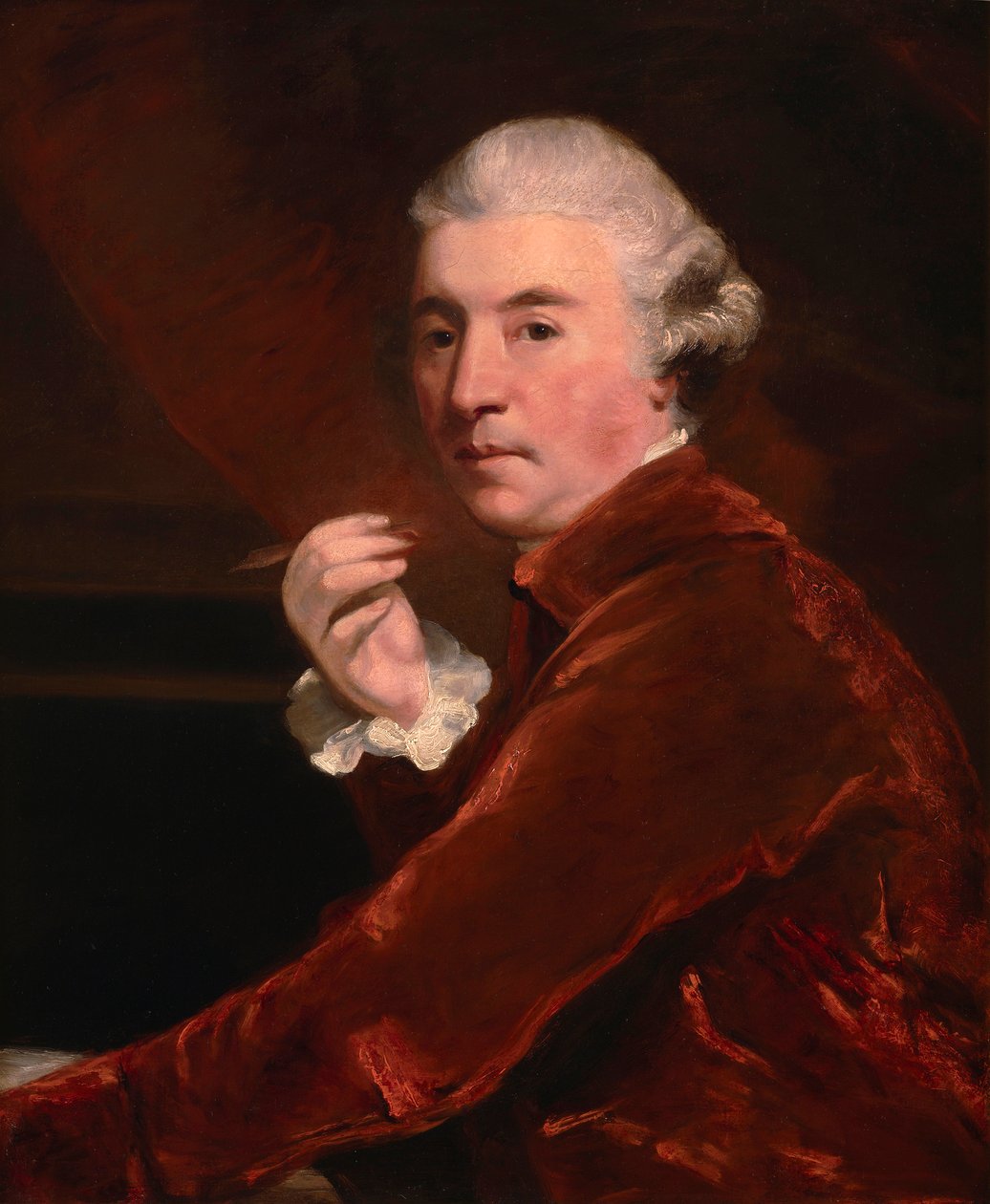 Sir William Chambers, c.1780 door Joshua (studio of) Reynolds