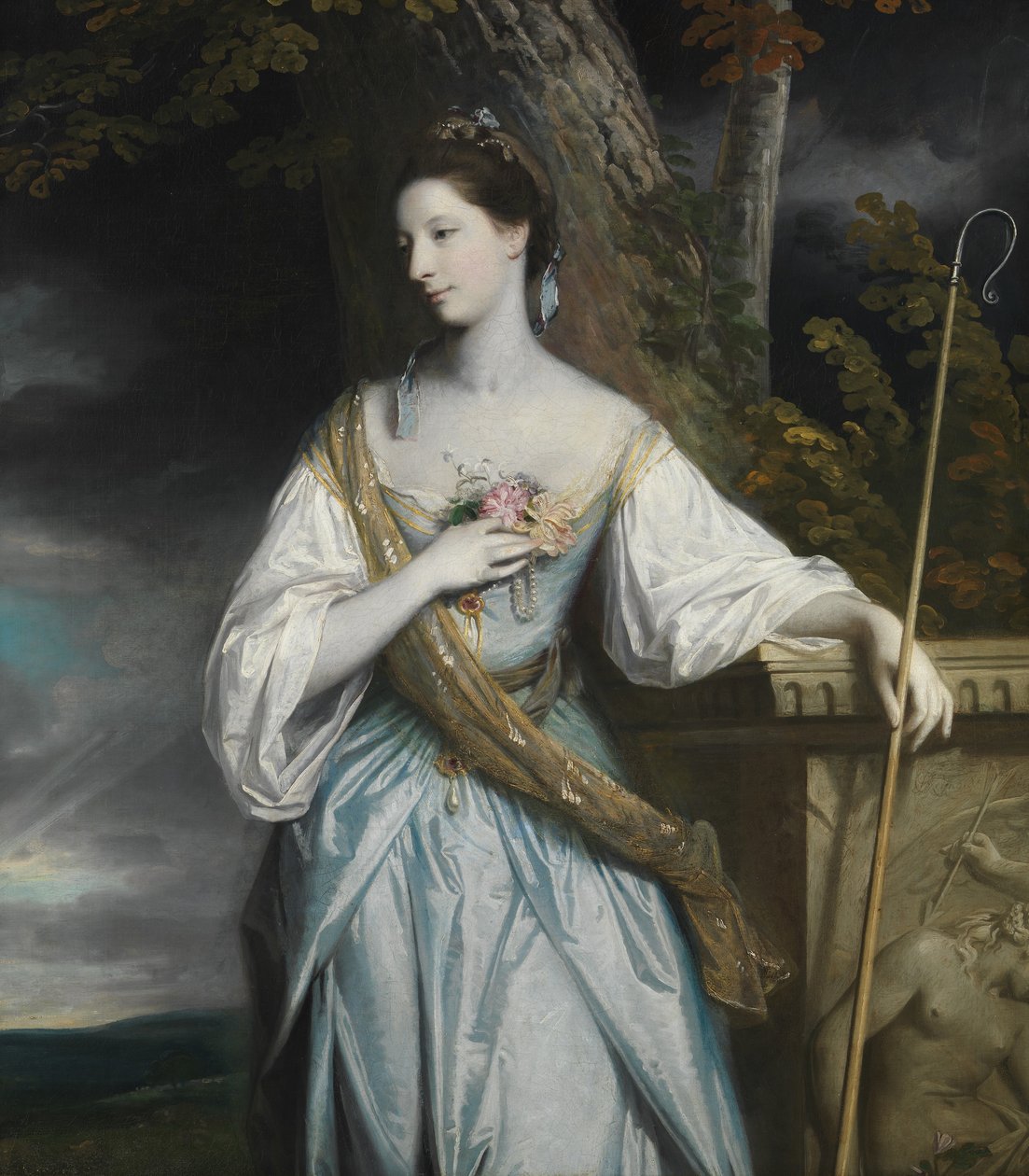 Anne Dashwood, later gravin van Galloway door Joshua Reynolds