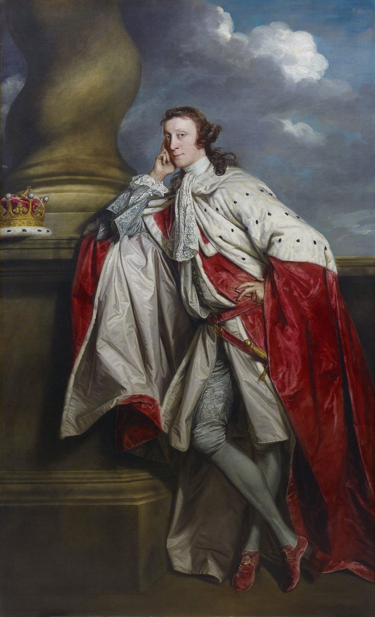 James, 7e Graaf van Lauderdale door Joshua Reynolds