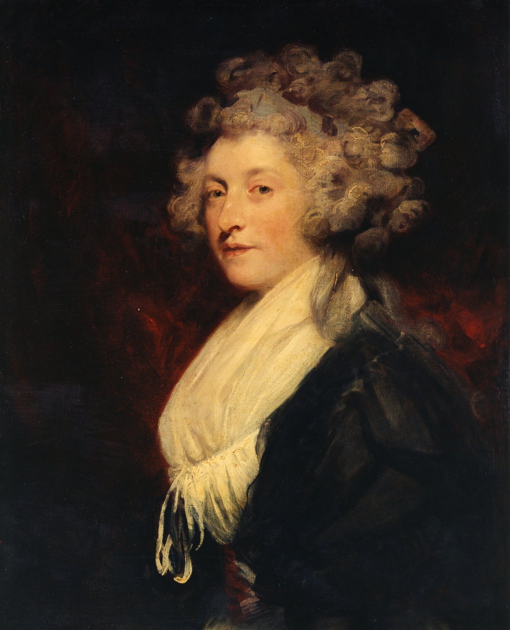 Portret van Isabella, Lady Lovaine, later Gravin van Beverley door Joshua Reynolds