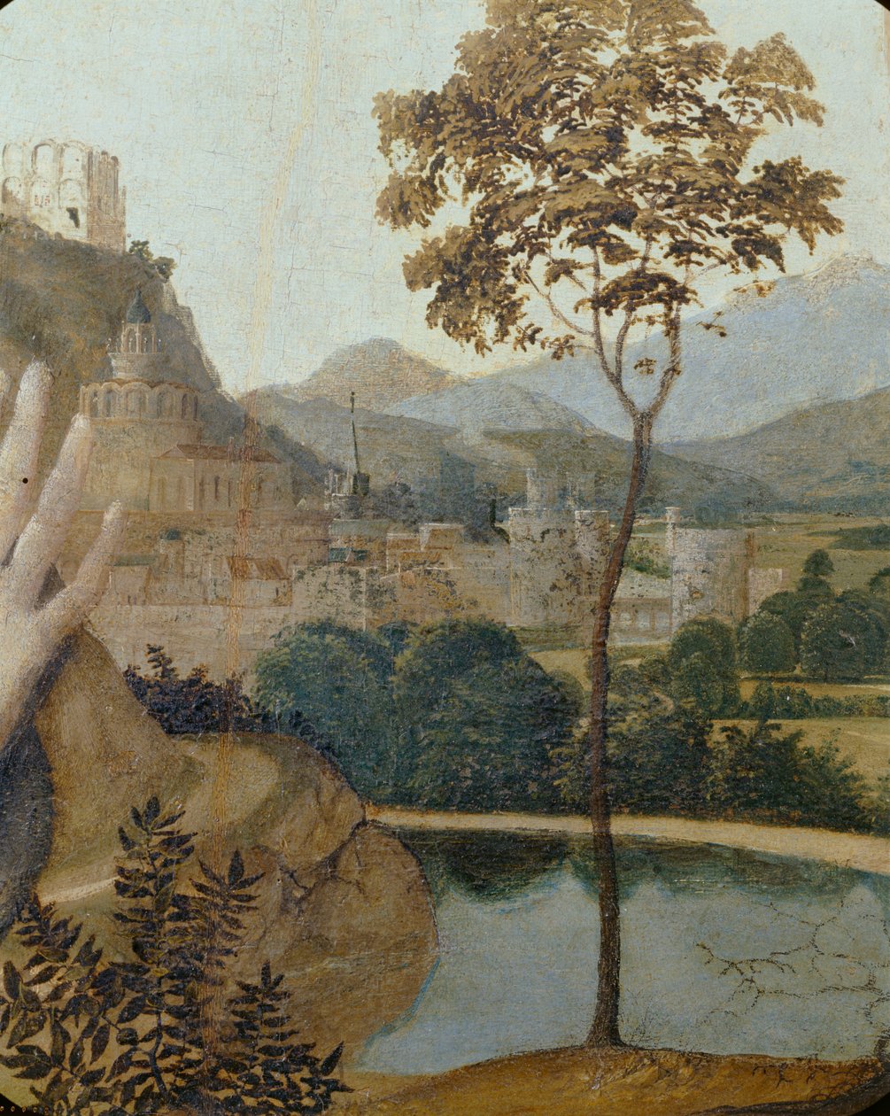 Calvarieberg, detail door Josse (fl.1493-1508) Lieferinxe