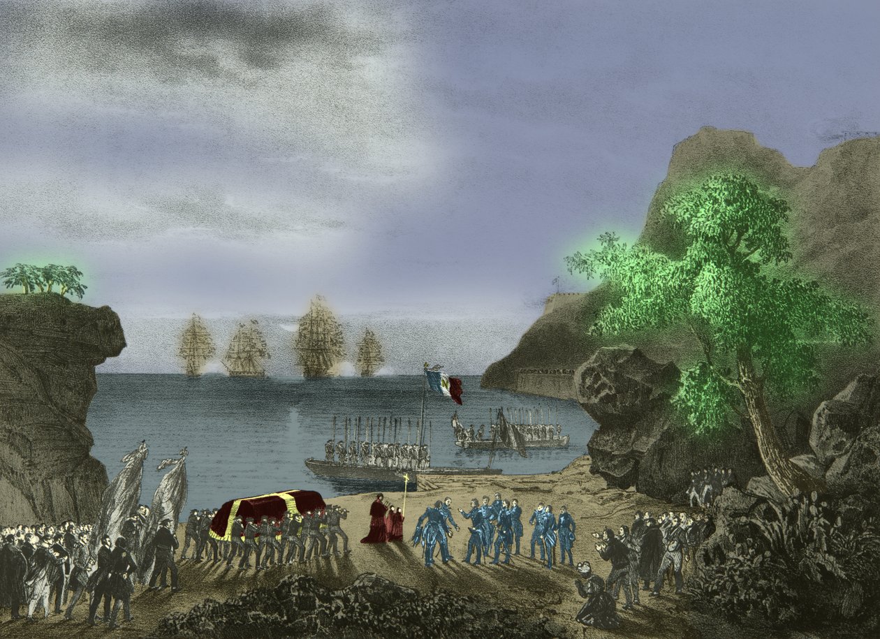 Napoleons kist verlaat Sint-Helena door Josse Photo