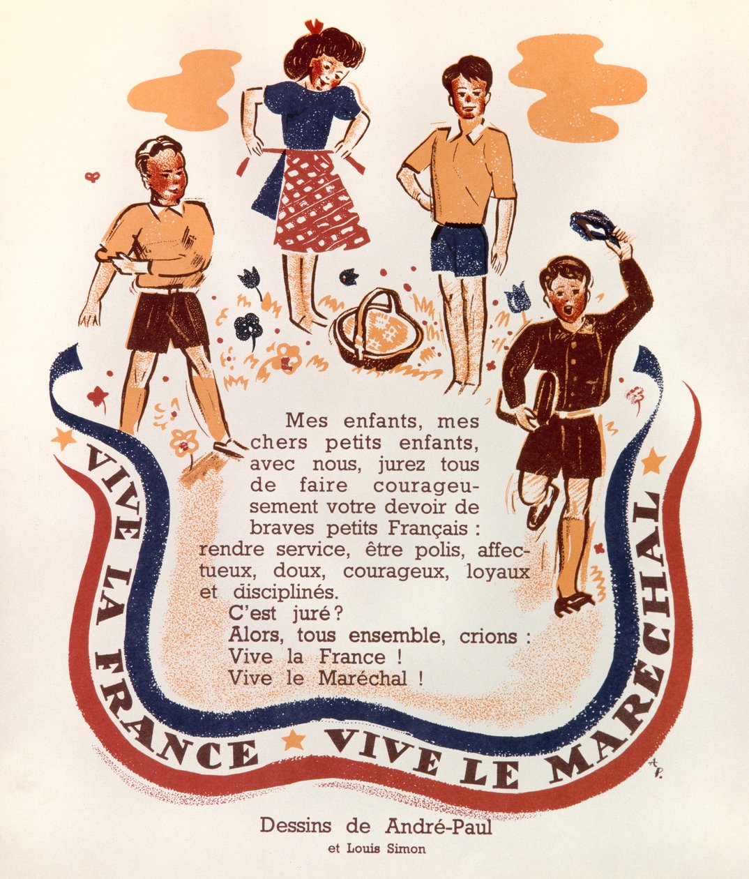 De propaganda van maarschalk Petain door Josse Photo