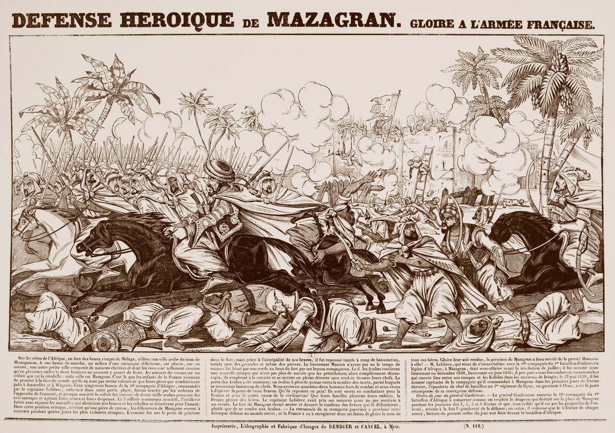 Beleg van Mazagran door Josse Photo