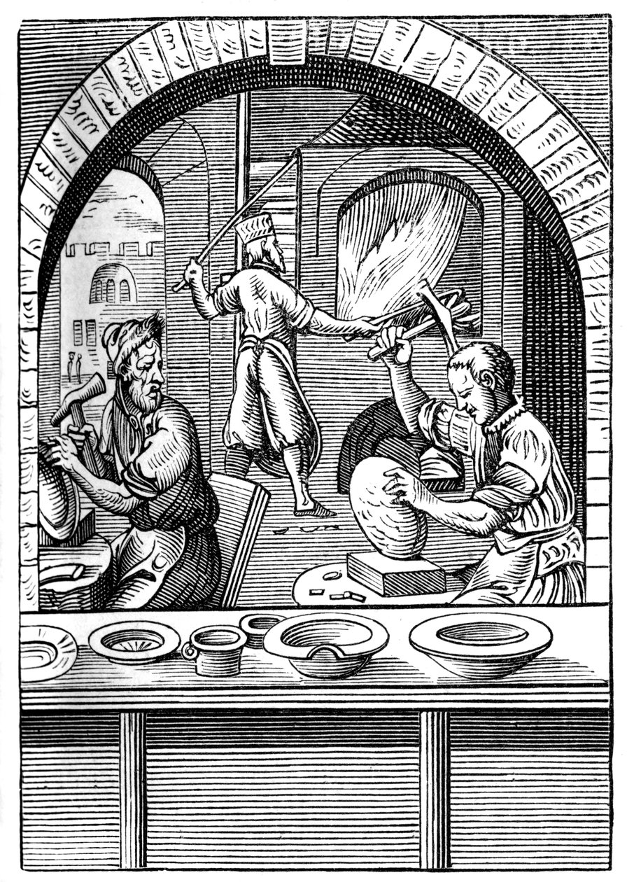 Bekkenmaker, 16e eeuw 1849 door Jost Amman