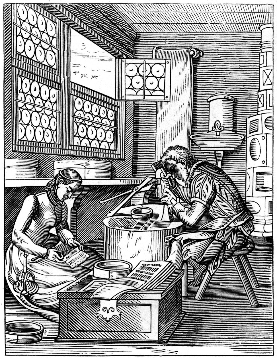 Sluitmaker, 16e eeuw 1849 door Jost Amman