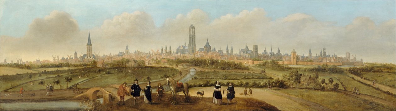 Uitzicht op de Stad Utrecht door Jost Cornelisz Droochsloot