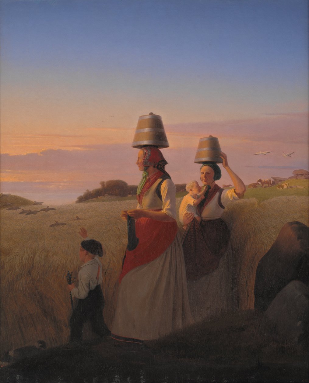 Landelijk landschap door Jørgen Sonne