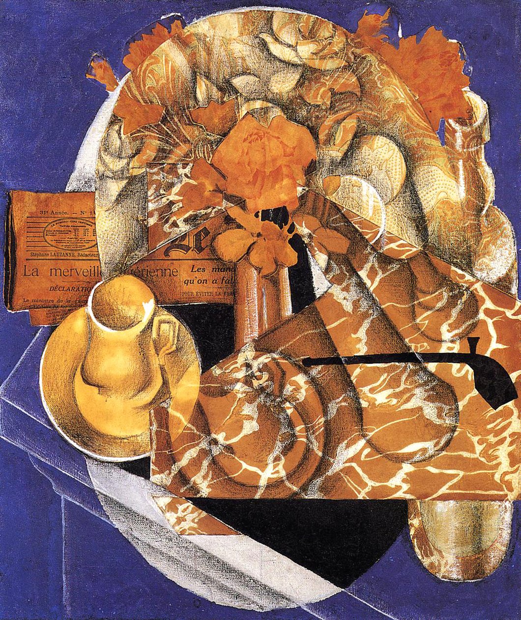 Stilleven met Bloemen, 1914 door Juan Gris