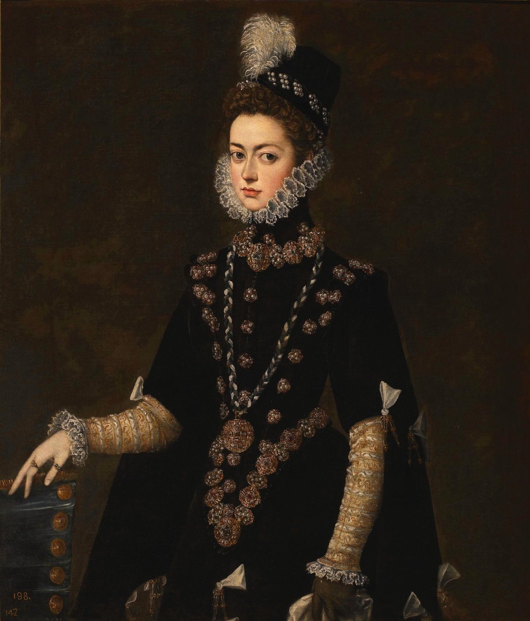 Infanta Catalina Micaela van Oostenrijk door Juan Pantoja de la Cruz