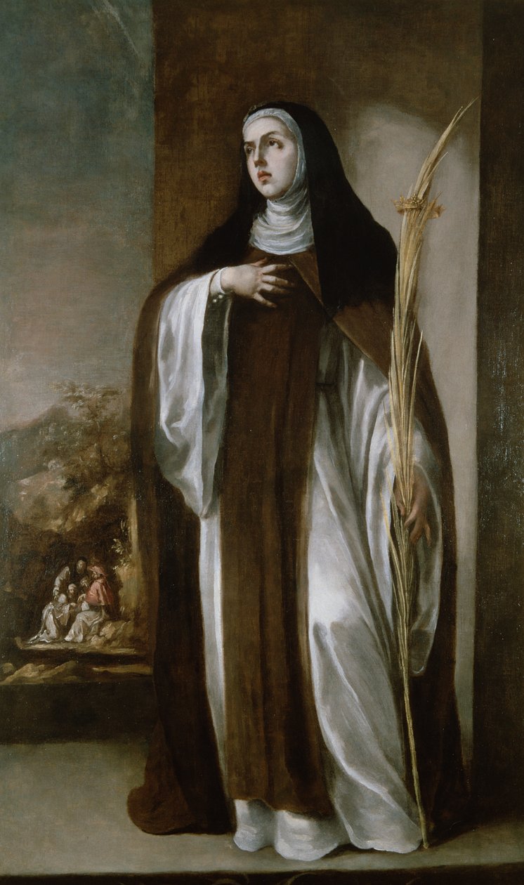 St. Eustochium door Juan de Valdes Leal