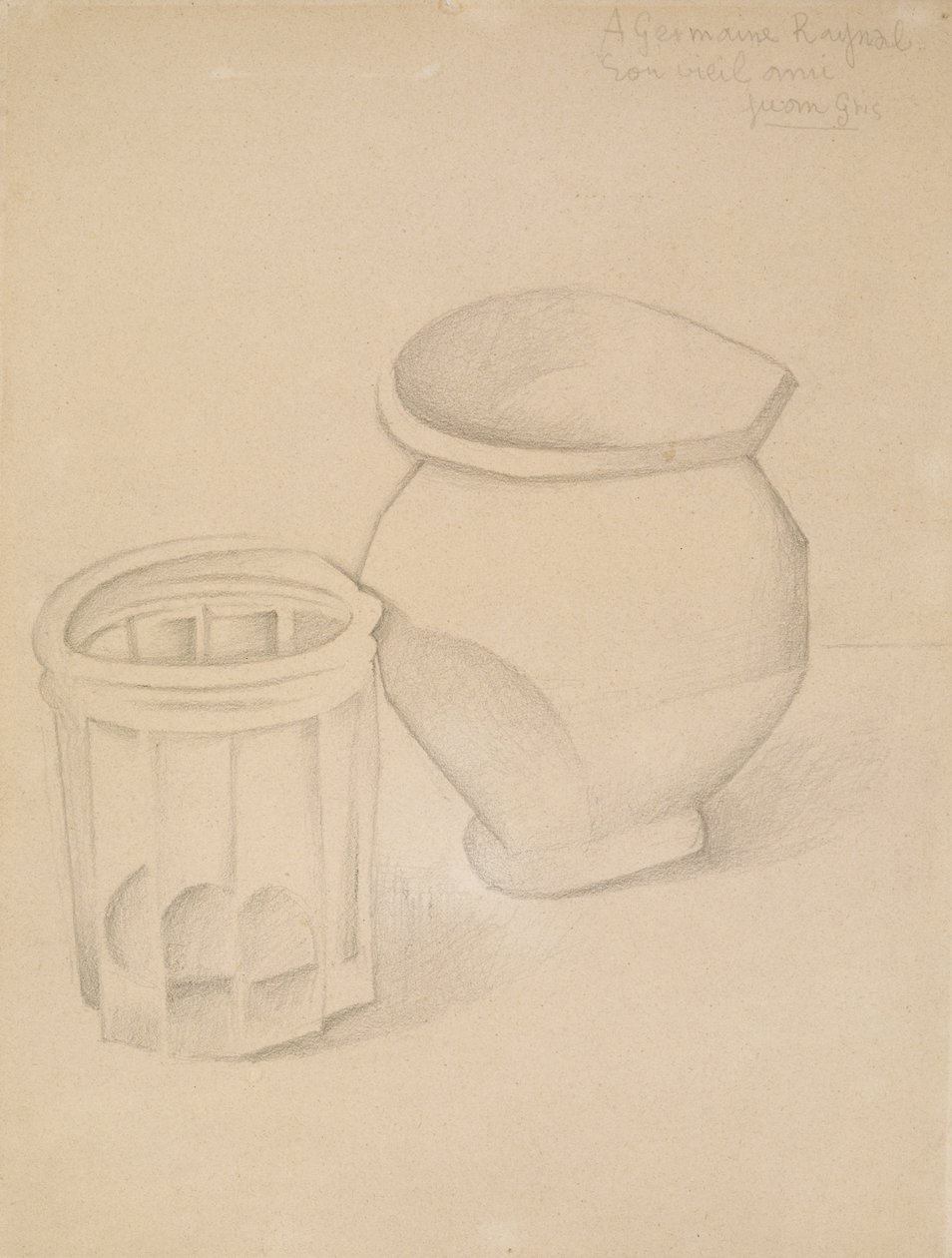 Glas en vaas door Juan Gris