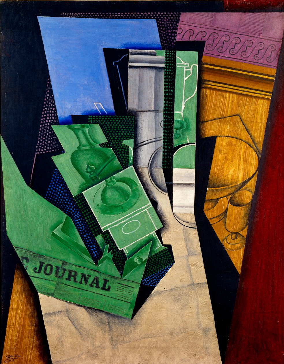 Ontbijt door Juan Gris
