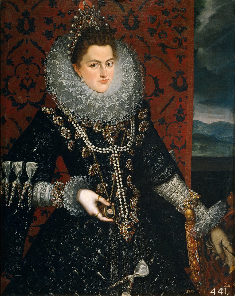 Isabelle Claire Eugenie van Oostenrijk (Isabelle van Spanje) door Juan Pantoja de la Cruz