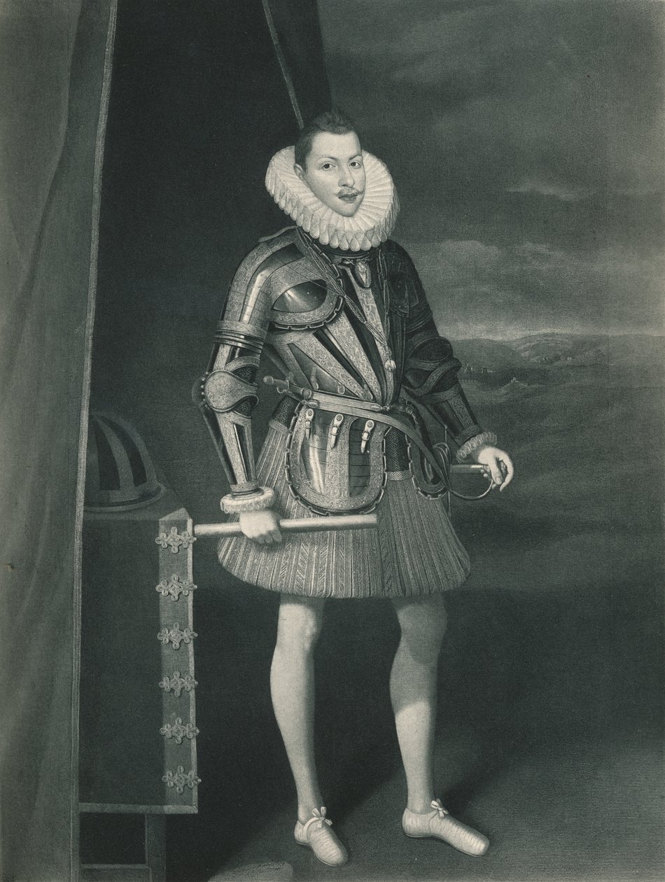 Philip III in harnas, 1605, 1904 door Juan Pantoja de la Cruz