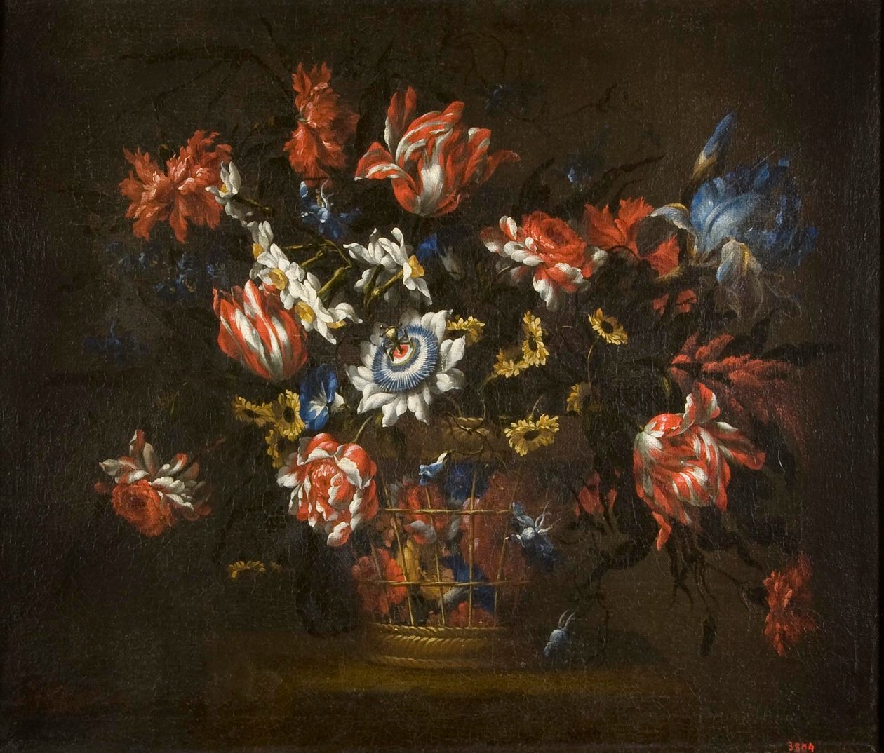 Vaas met bloemen door Juan de Arellano