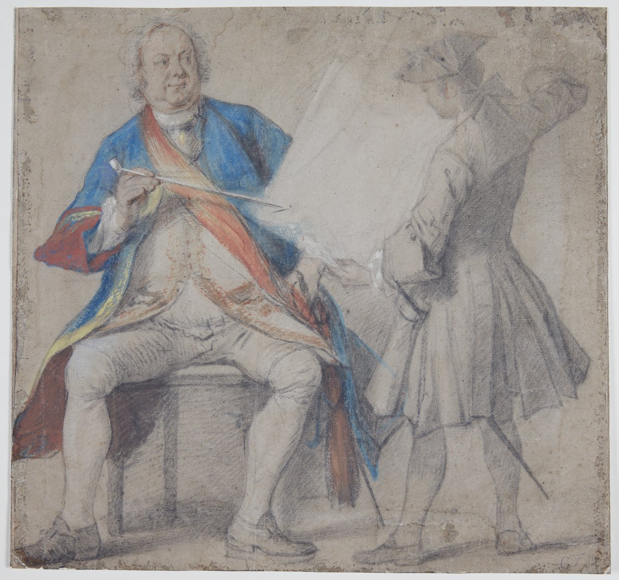 Stervende kluizenaar, monnik Juan, naast hem ligt een schedel en een kruis met de gekruisigde Christus door Juan de Valdes Leal