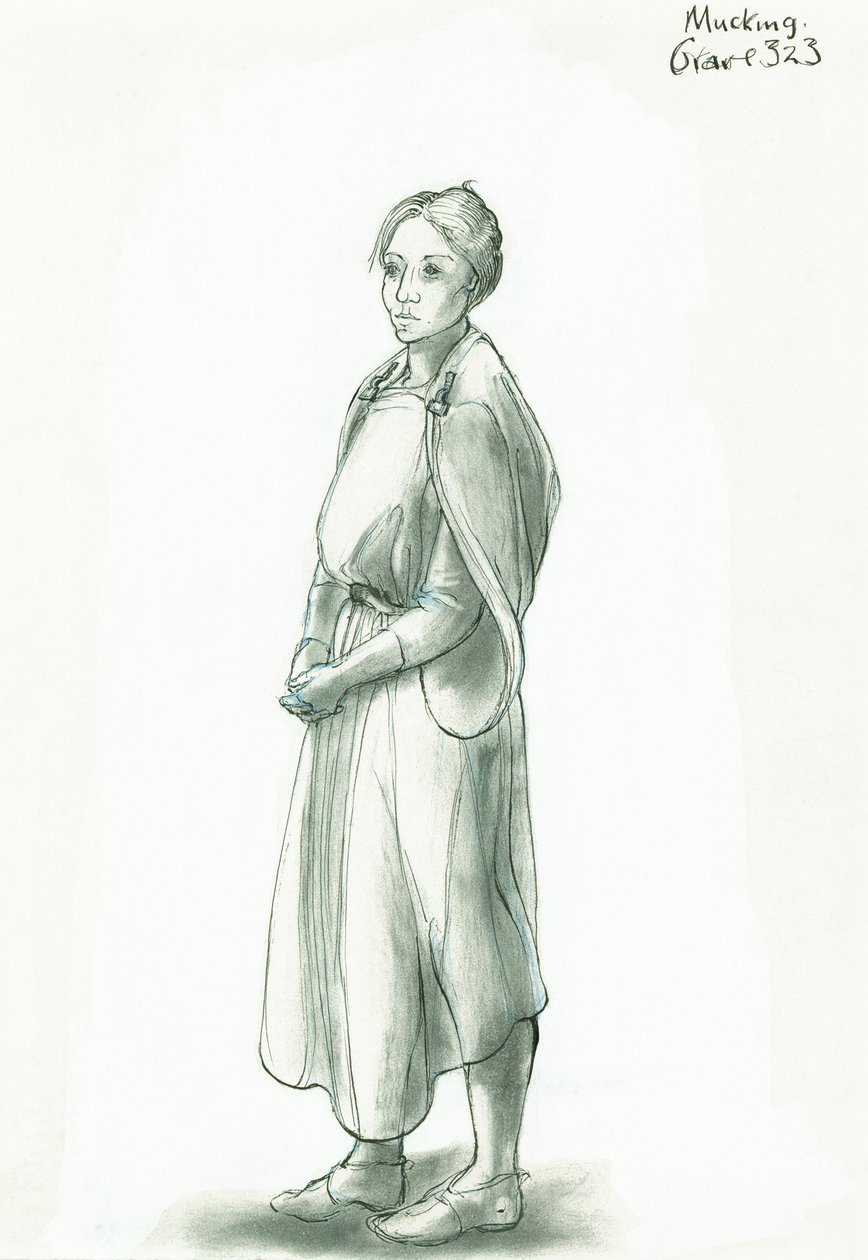 Angelsaksische vrouw door Judith Dobie