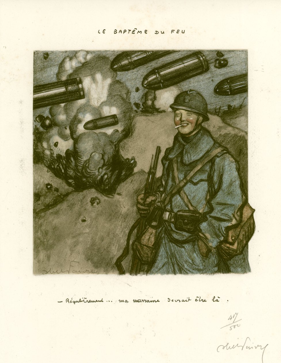 De Doop door Vuur door Jules Abel Faivre