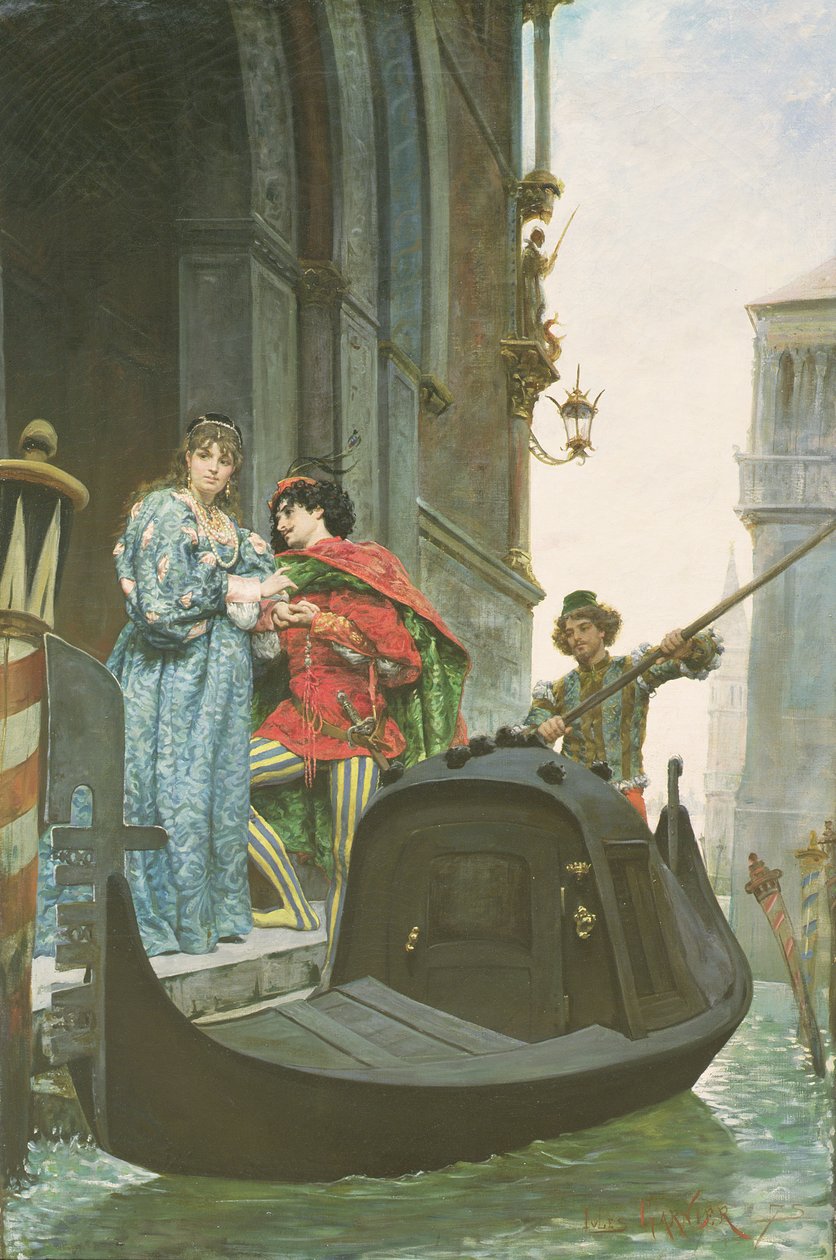 Avond in Venetië, 1875 door Jules Arsene Garnier