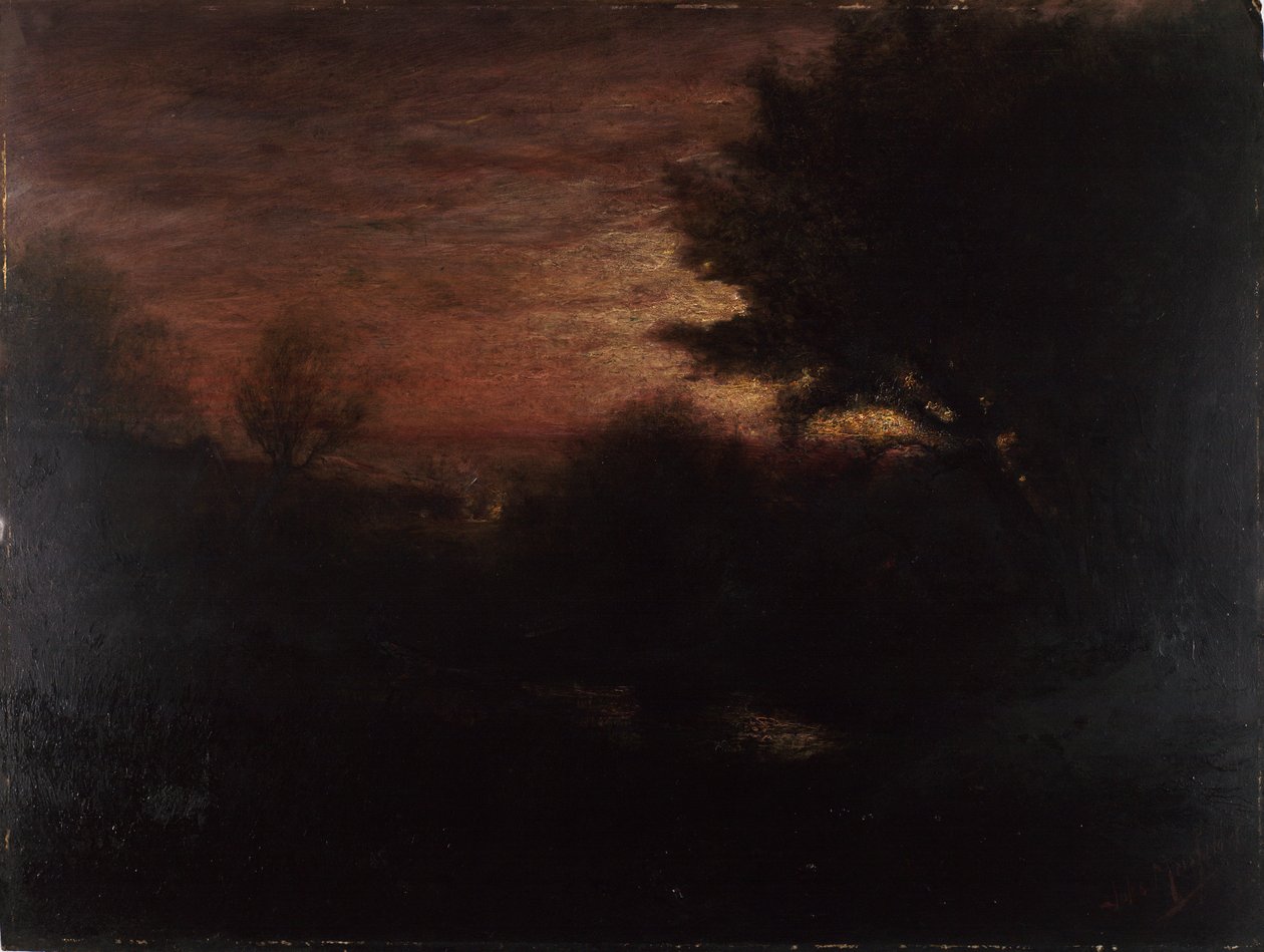 Avondlandschap door Jules R. Mersfelder