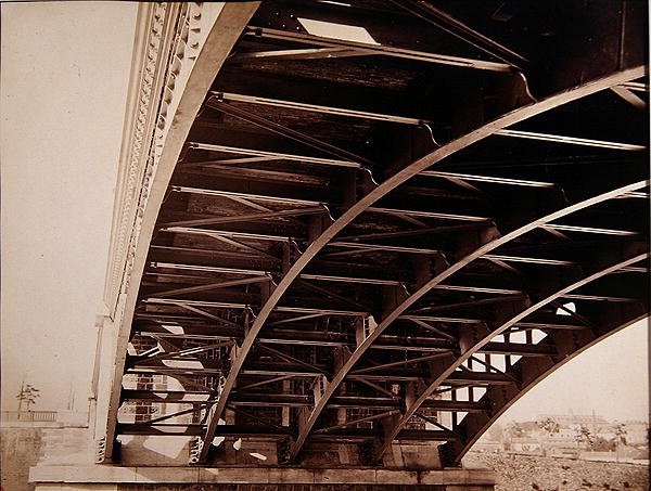 Brug in de Dordogne, c.1864 door Jules Alphonse Terpereau