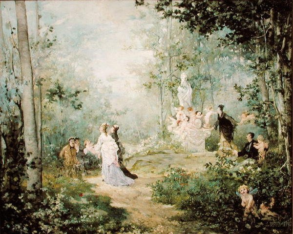 Landelijk tafereel door Jules Bastien-Lepage