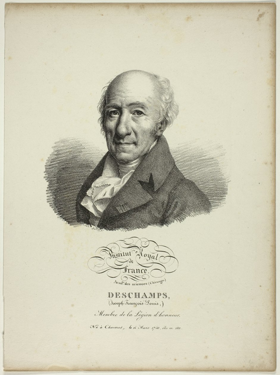 Portret van Joseph-François-Louis Deschamps door Jules Boilly