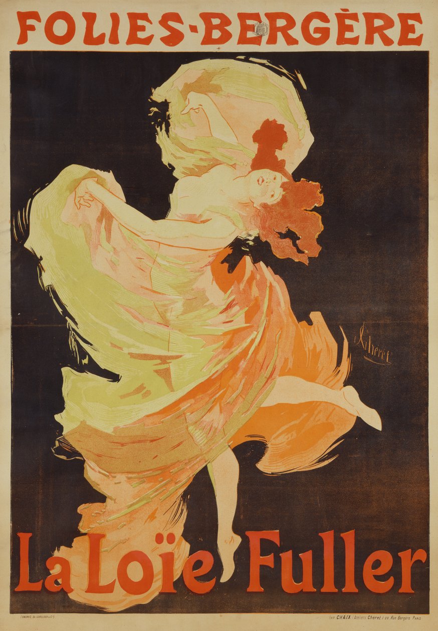 Loie Fuller door Jules Cheret