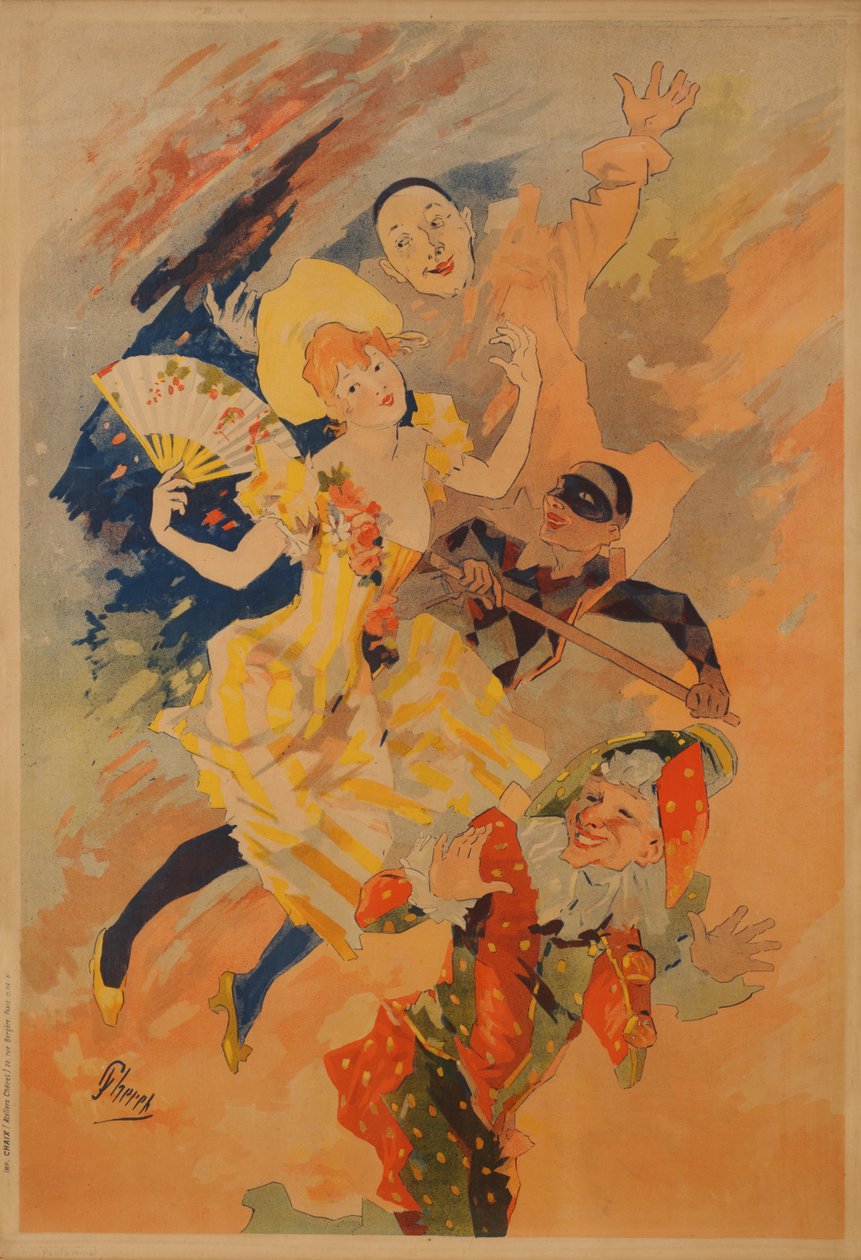 Pantomime door Jules Cheret