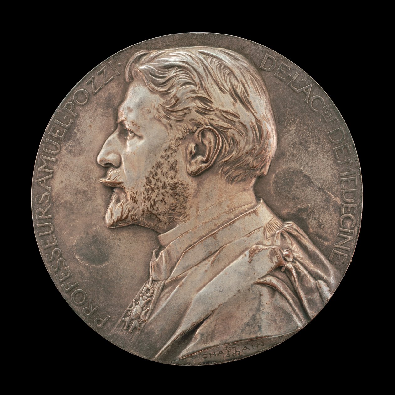 Dr. Samuel Pozzi, 1846-1918, arts [voorzijde], 1906 door Jules Clement Chaplain