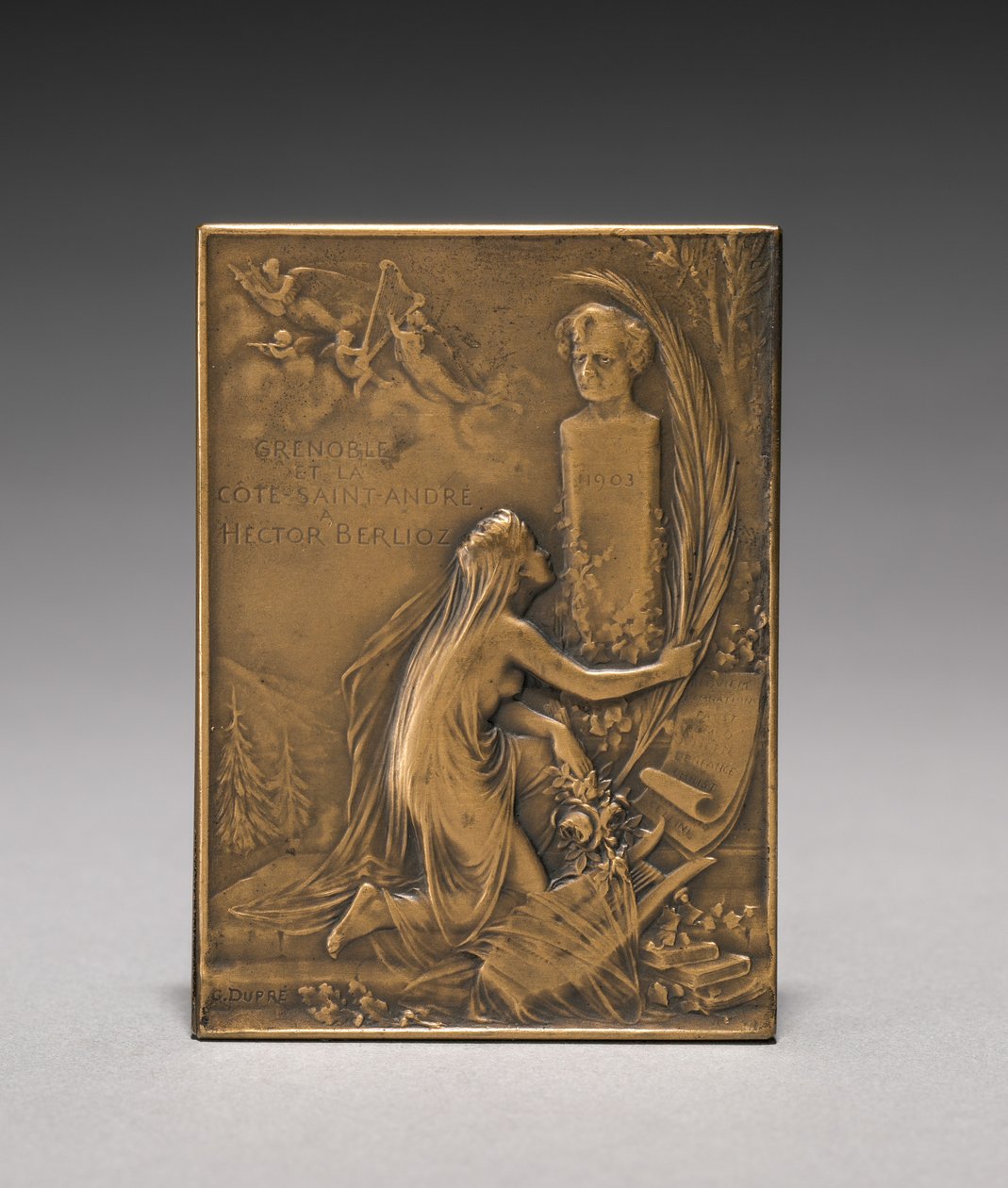 Medaille keerzijde door Jules Dupré