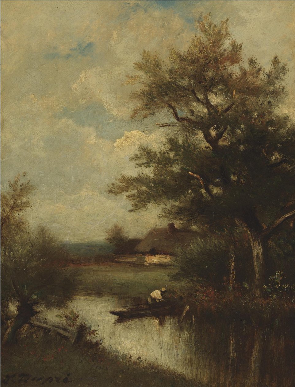 Terugkeer van de visser door Jules Dupré