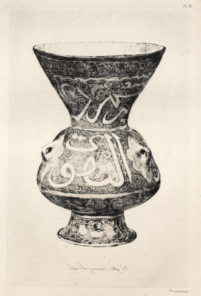 Geschiedenis van de keramische kunst: Een beschrijvende en filosofische studie van het aardewerk...Plate VII, 1877 door Jules Ferdinand Jacquemart