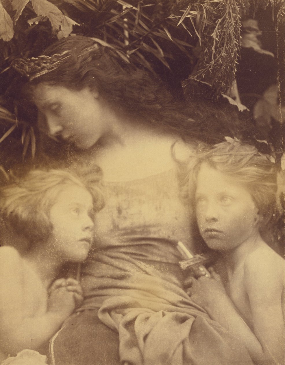 Een heilige familie door Julia Margaret Cameron