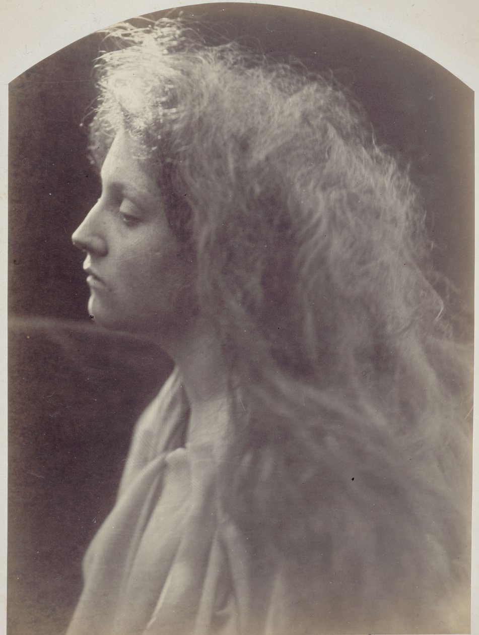 „De engel bij het graf” - Mary Ann Hillier door Julia Margaret Cameron