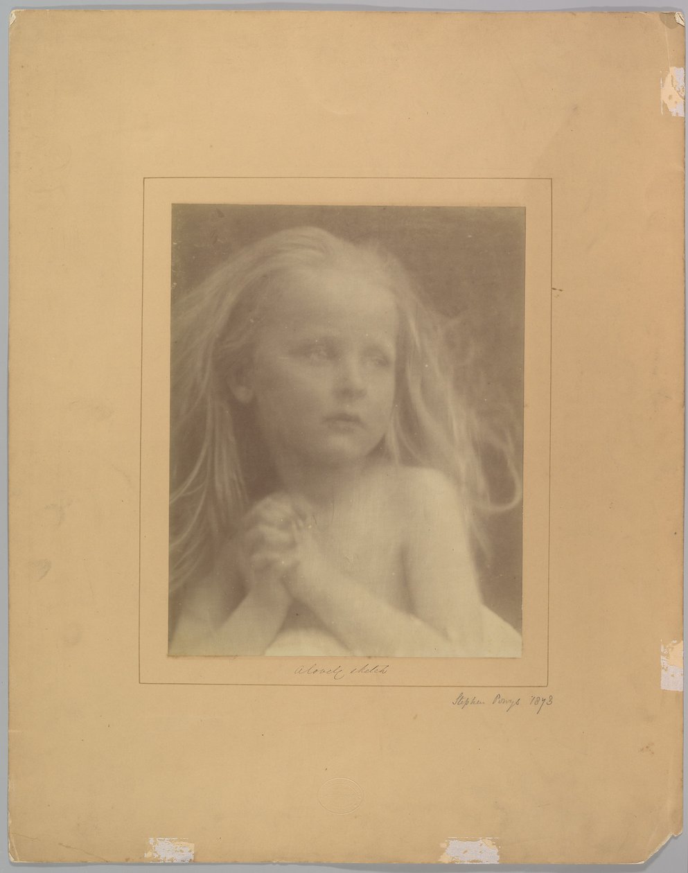 Een mooie schets door Julia Margaret Cameron
