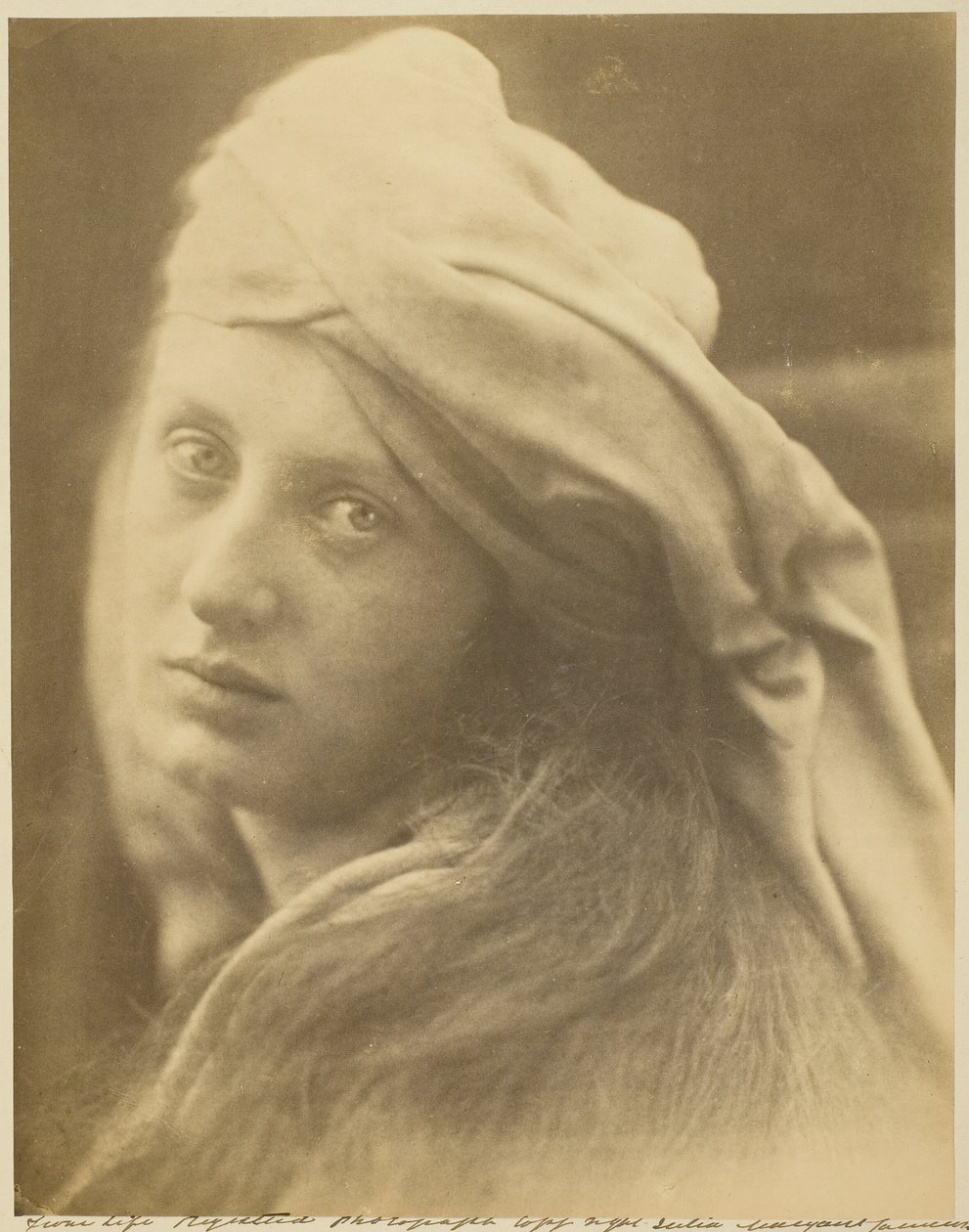 Een studie van Beatrice Cenci, september 1870 door Julia Margaret Cameron