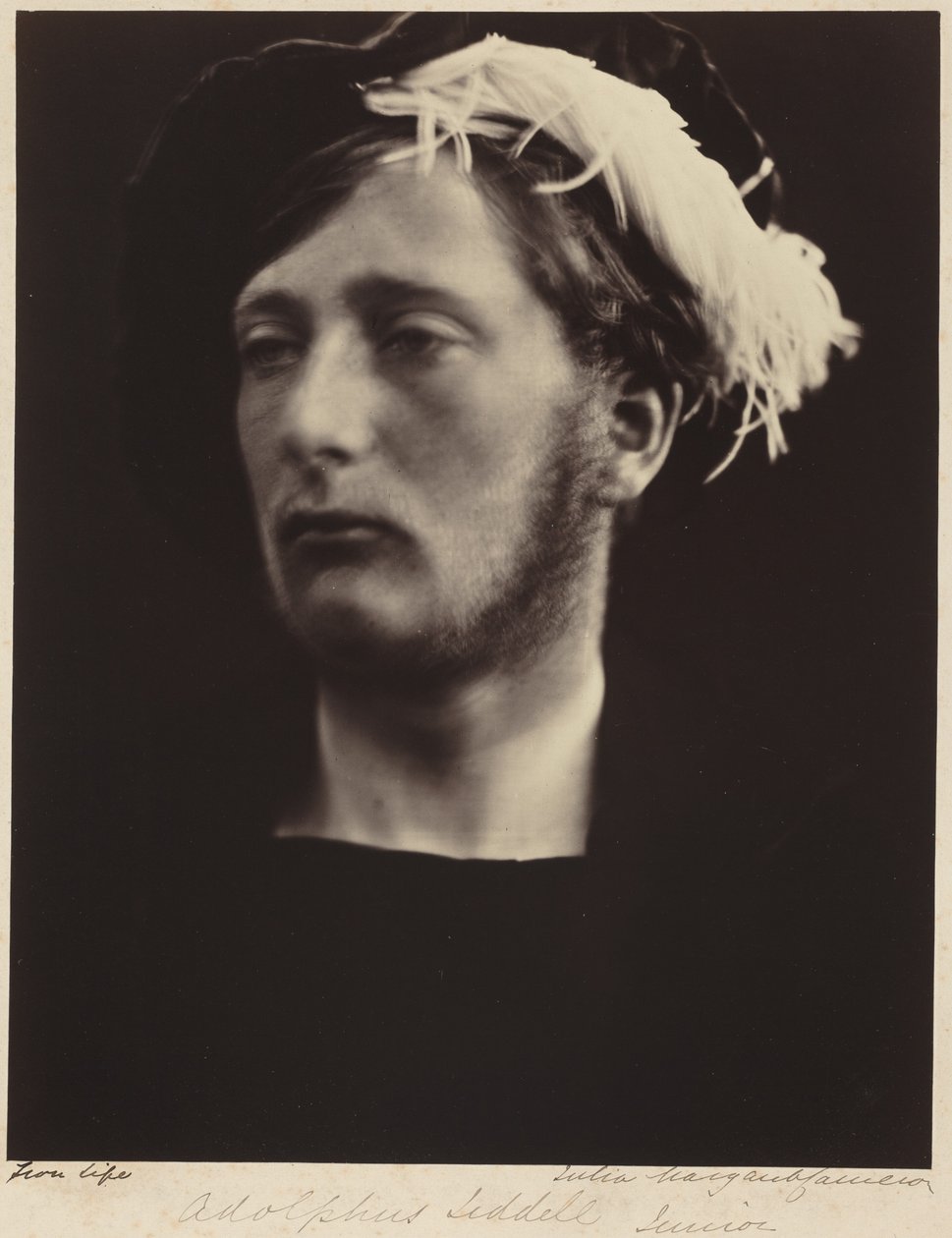 Adolphus Liddell, Junior,1867 (foto) door Julia Margaret Cameron