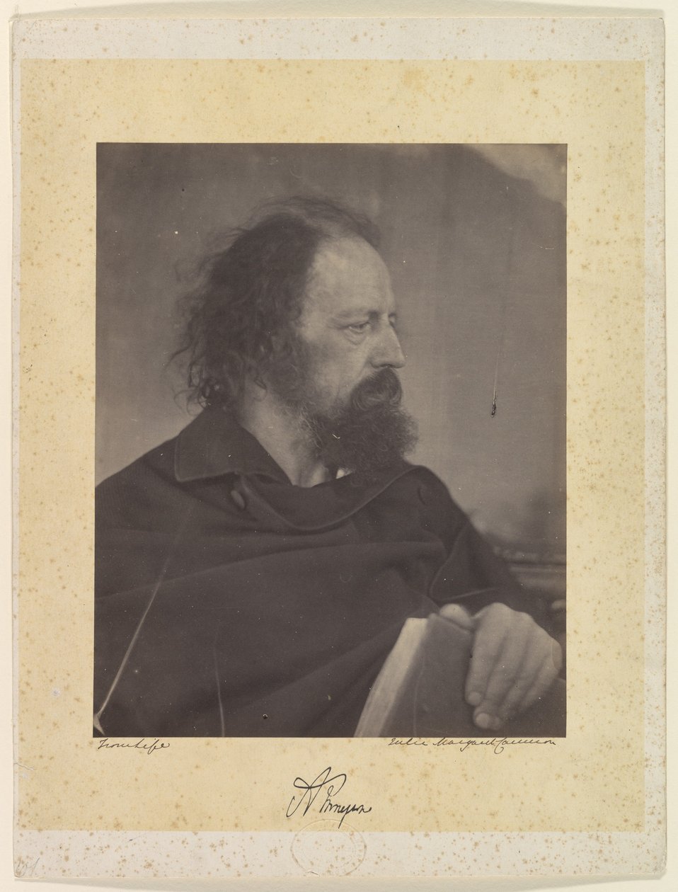 Alfred, Lord Tennyson door Julia Margaret Cameron