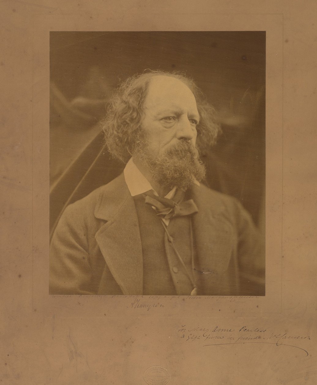 Alfred, Lord Tennyson door Julia Margaret Cameron